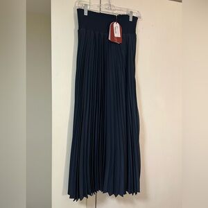 Meena by design Navy Pleated Skirt